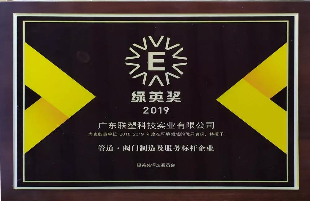 2019綠英獎—管道·閥門制造及服務標桿企業(yè)